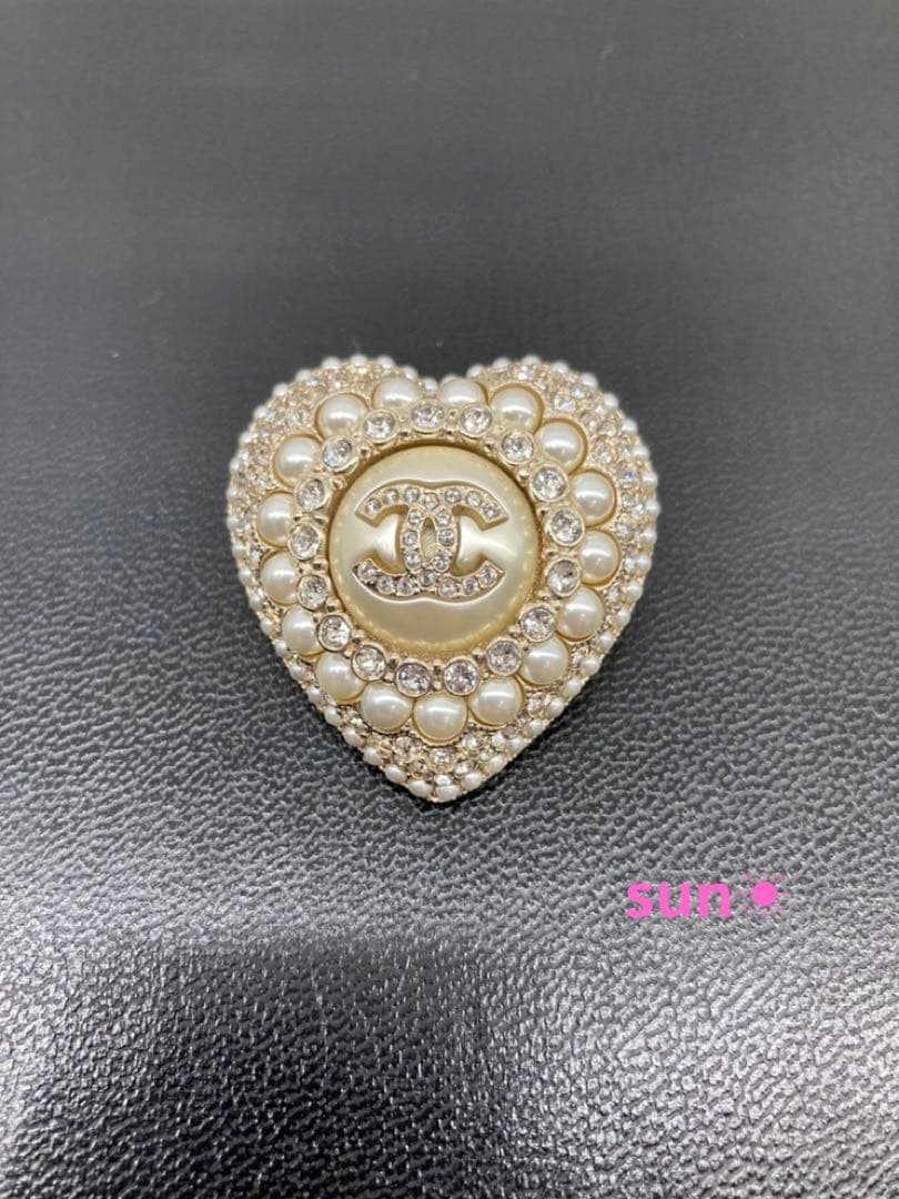 CHANEL キラキラストラス定番ブローチ新品2022 aw