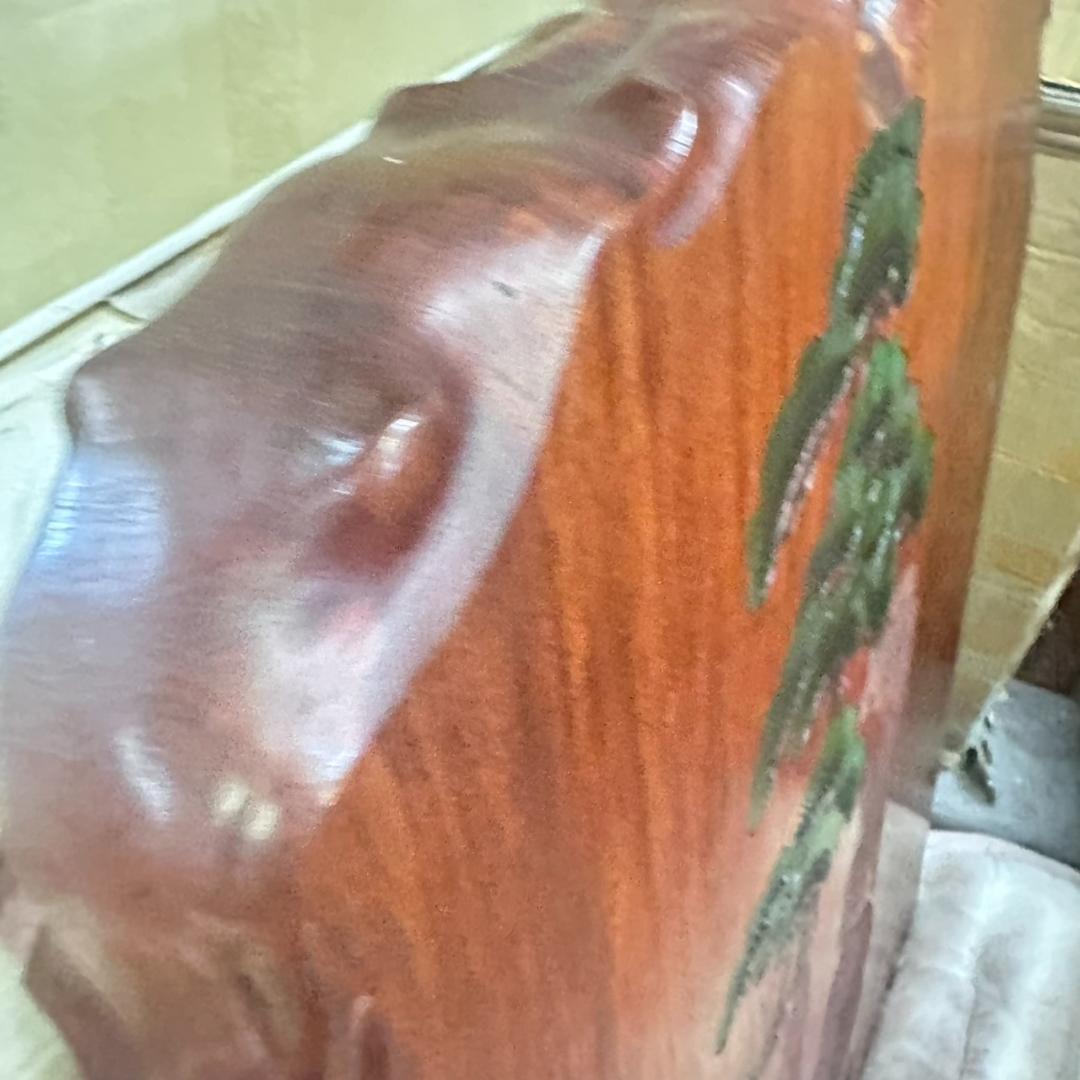 k.s　鷹の衝立　烏城彫　鷹松図　パーテーション　　衝立　間仕切り　62ｋ