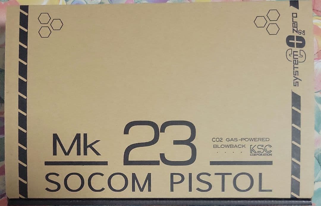 KSC Mk 23 SOCOM PISTOL CO2ガスガン　タンカラー