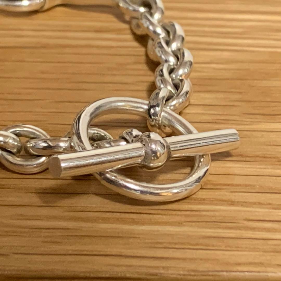 LAVERラバー CENTER BIT CHAIN T BAR ブレスレット