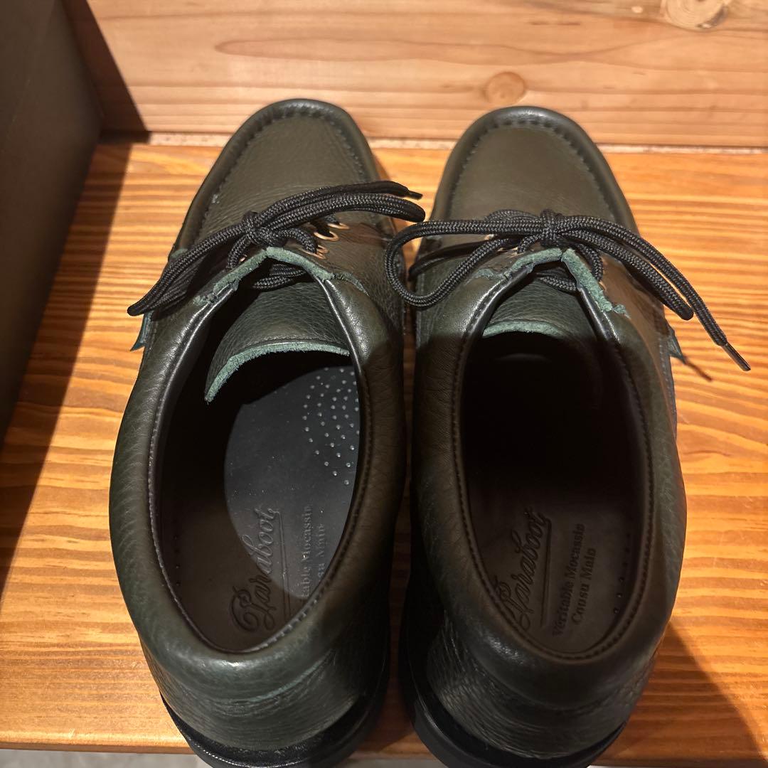 パラブーツ ティエール paraboot THIERS 7.5 ダークグリーン