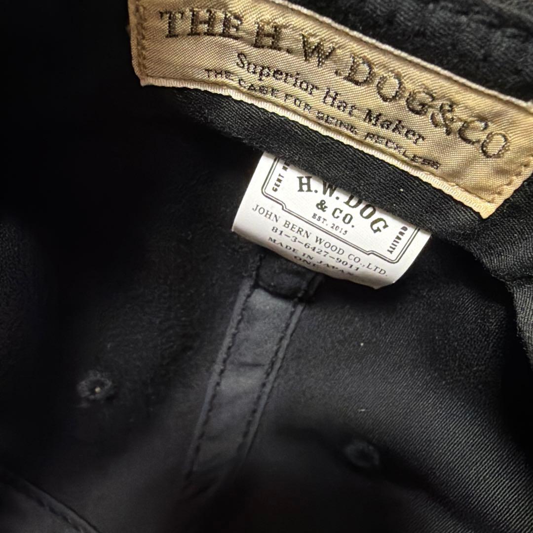 帽子 H.W.DOG&CO. FIRE CAP - BLACK