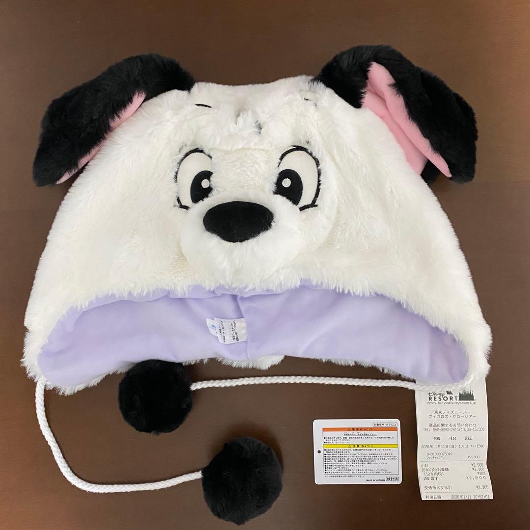 美品】ディズニー 101匹わんちゃん ファンキャップ 2026年1月購入