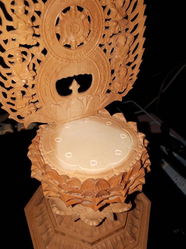 茶道具楽焼赤花入慶入造十五代吉左衛門極箱古物送料無料