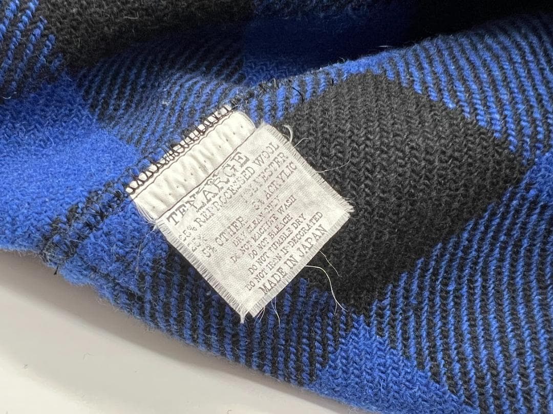 TENDERLOIN テンダーロイン バッファロー チェック ジャケット ブルー