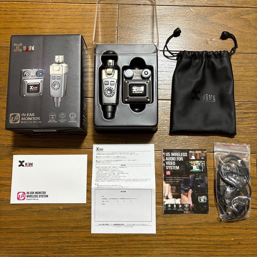 Xvive ( エックスバイブ ) / XV-U4 ワイヤレスインイヤーモニター