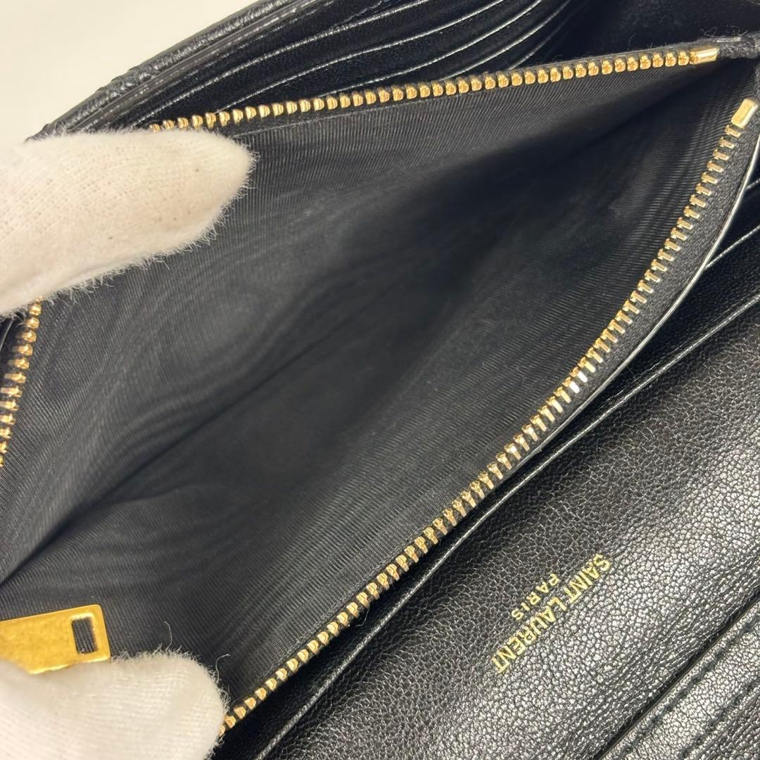 専用サンローラン　ベッキー キルティング　チェーン　バッグ　YSLロゴ金具