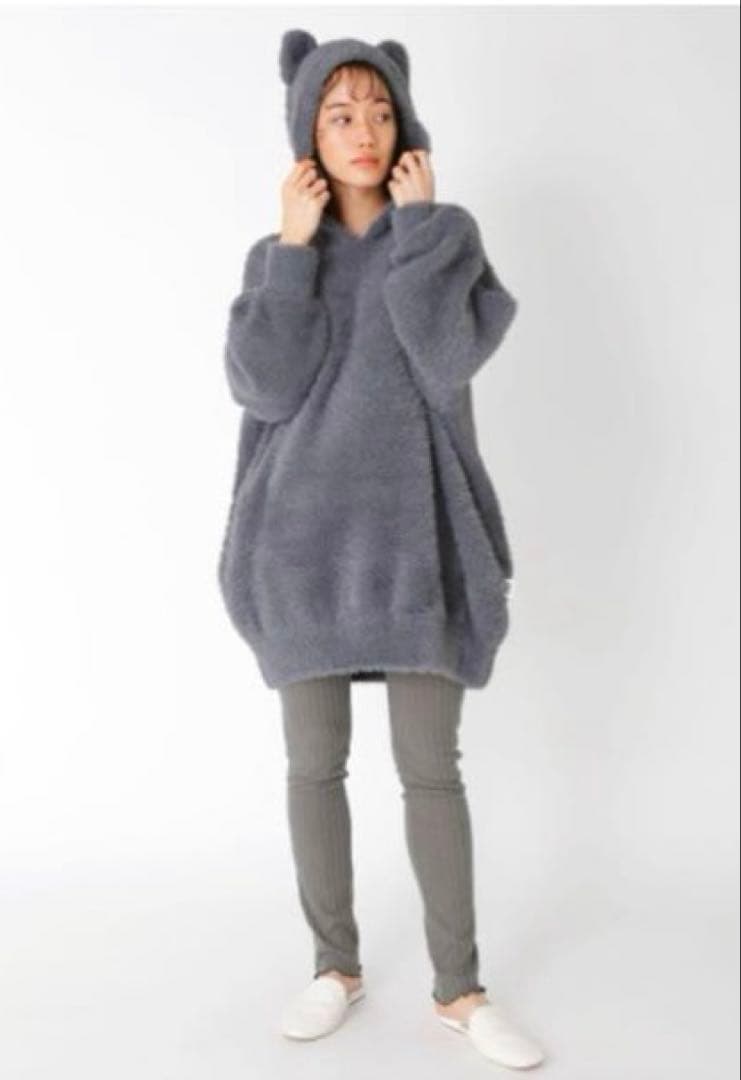 ジェラートピケ　2020ハロウィン　ネコモコBIGパーカー