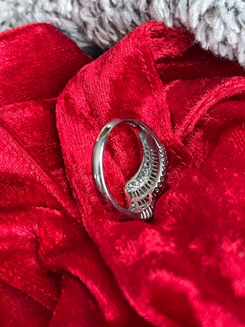 ⭐︎ プラチナ900 バケットダイヤ　リング