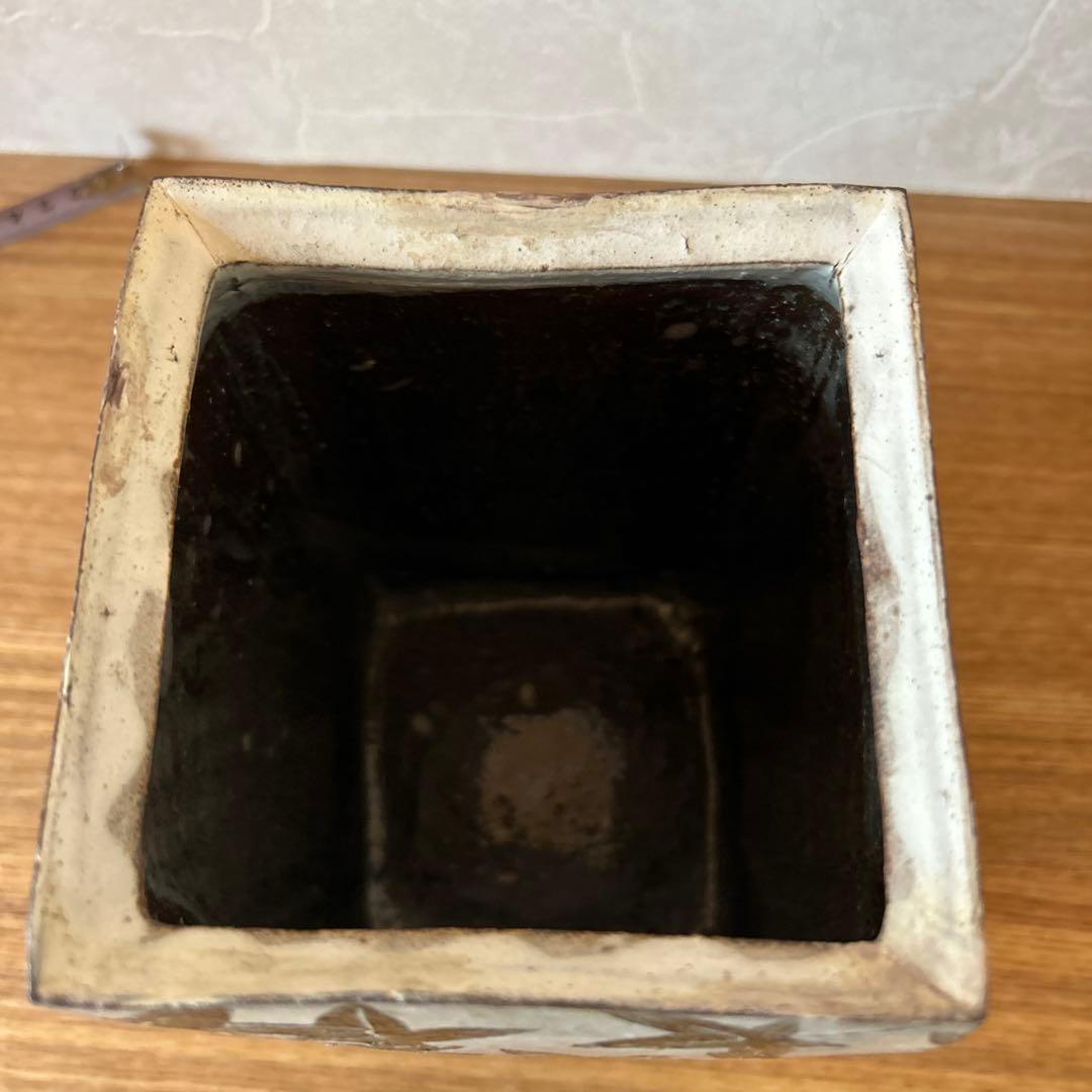 番浦史郎 楓文 水指 茶道具