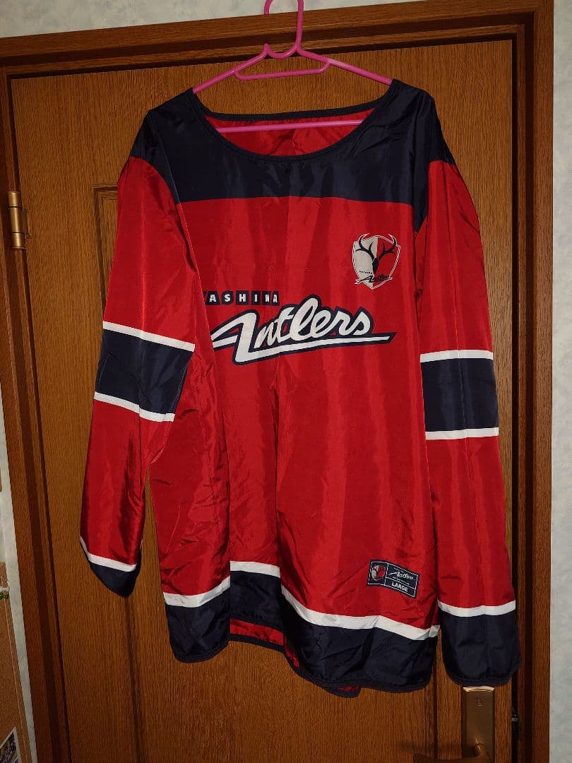 鹿島アントラーズ リバーシブルホッケーシャツ L 鈴木優磨 サッカー