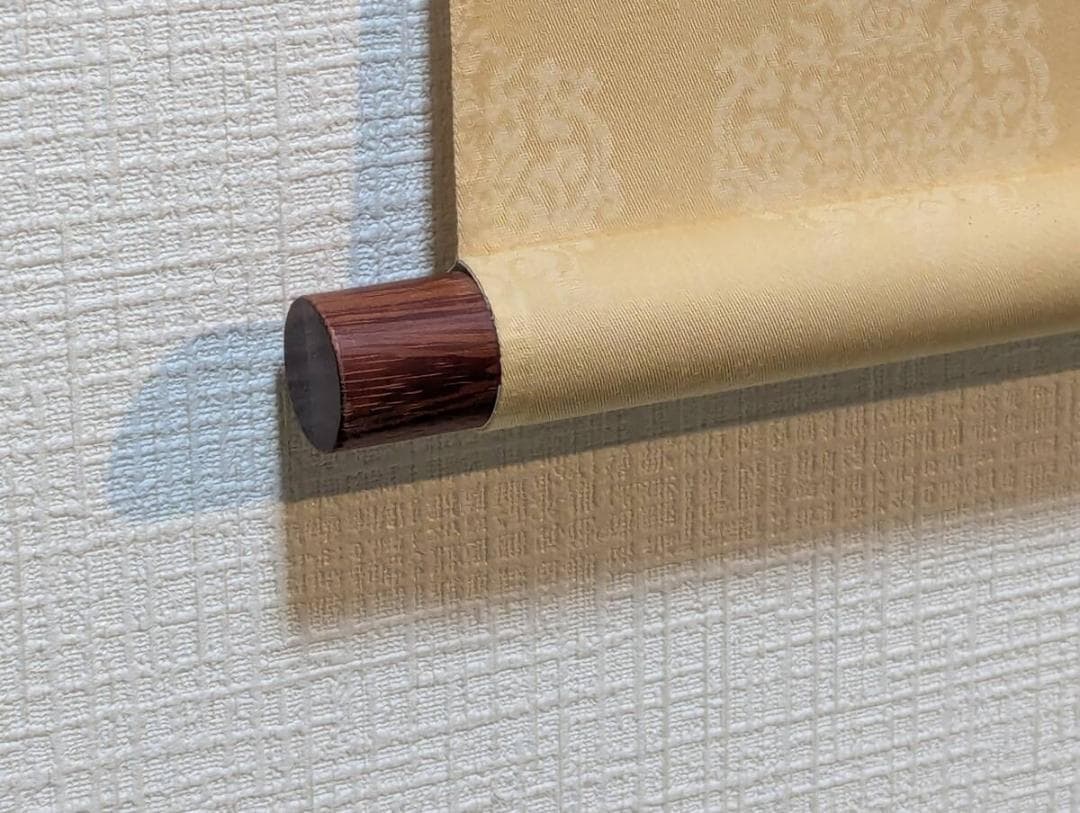 【真作】掛軸　吉田秀光　竹雀　華やぎの和風掛け軸　伝統美　共箱入　S110