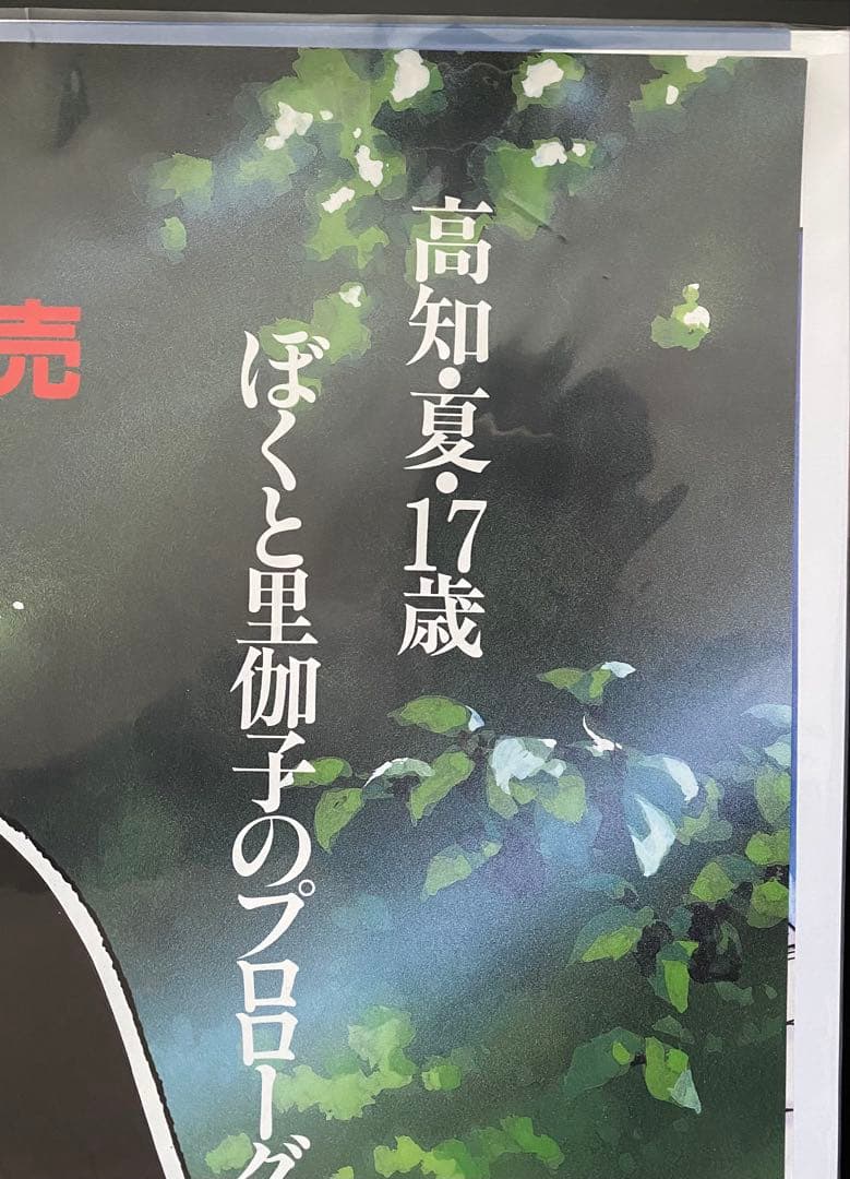 【超絶レア！！】海がきこえる　氷室冴子　ポスター　ジブリ　宮崎駿　B2サイズ