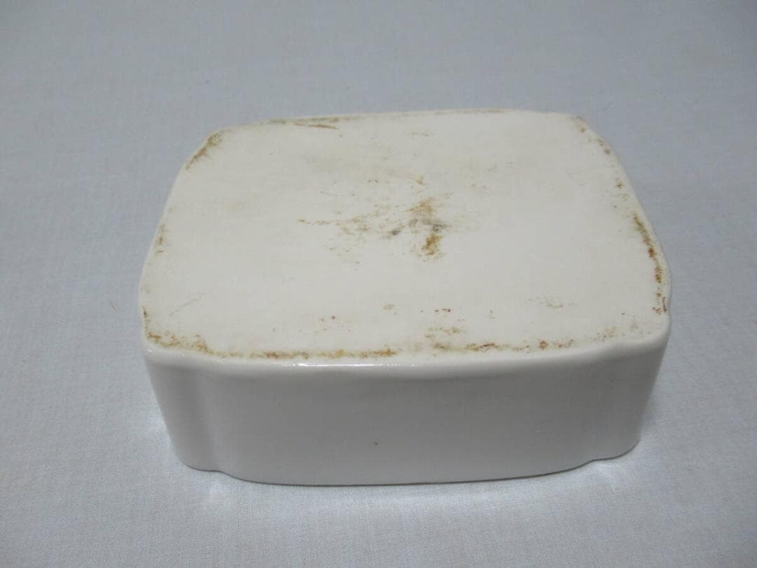 1947年頃 日本製輸出品◇磁器製 瀬戸ノベルティ CHIKUSA『白鳥と薔薇』