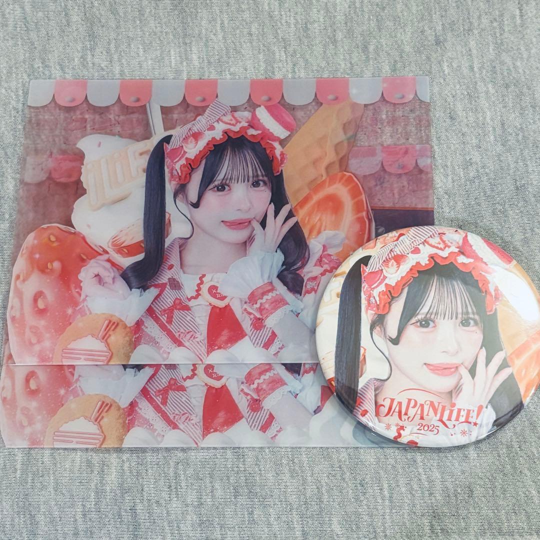 iLiFE! 心花りり JAPANiLiFE!くじ クリアカード 缶バッジ - メルカリ