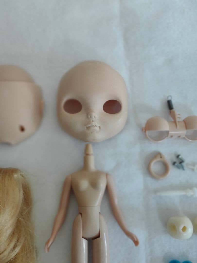 カスタムアイシードール ホワイト カスタムアイシードールドレス花かん