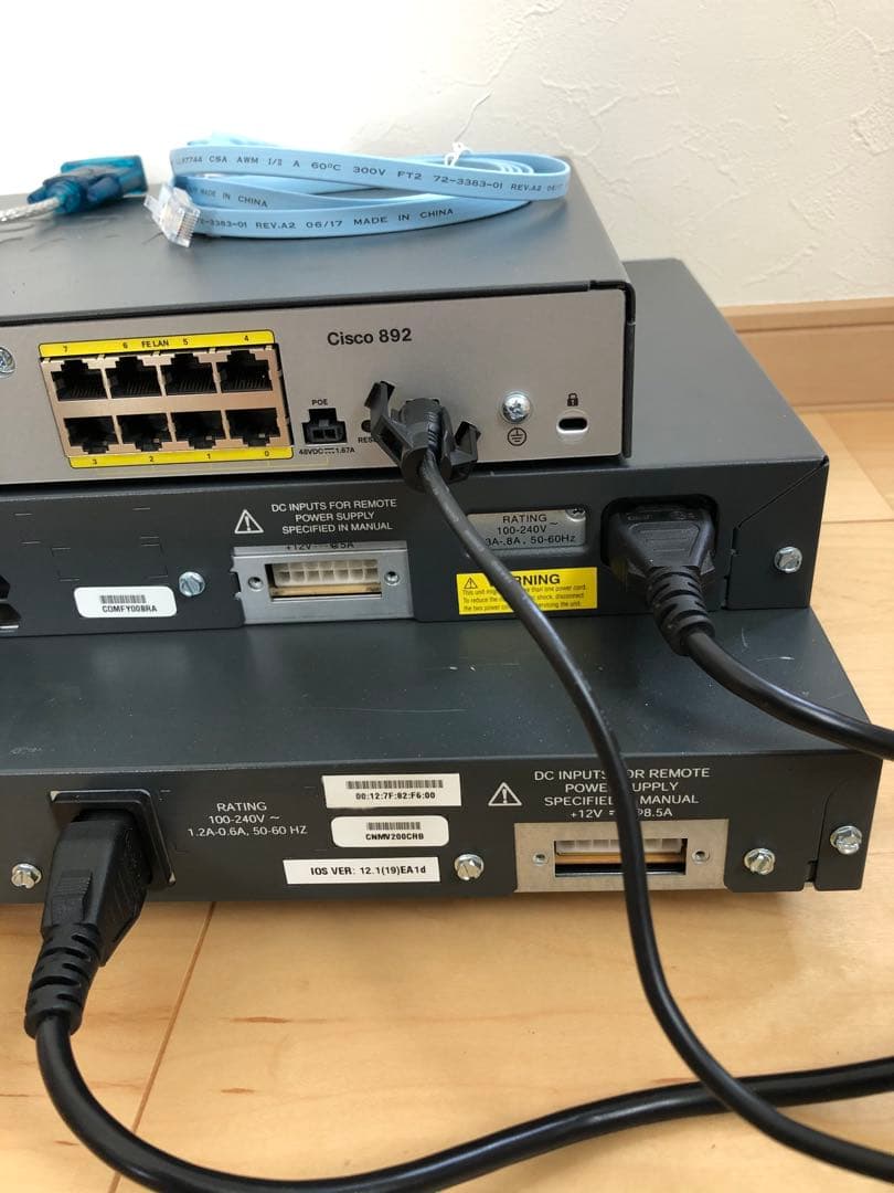 CCNA、CCNP】ルーター、Cisco L3、L2スイッチ2960色々