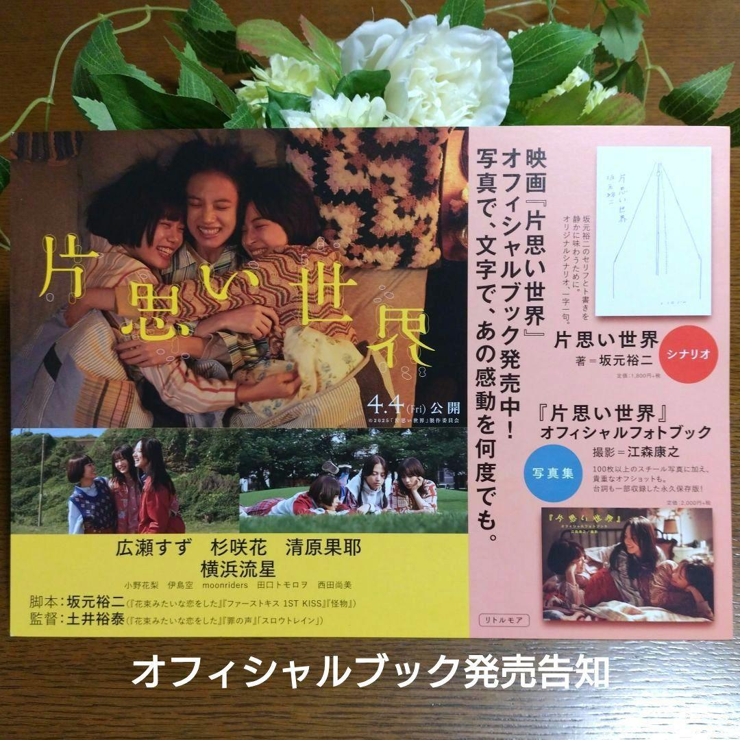 ★映画『片思い世界』★オフィシャルブック シナリオ＆写真集発売POP全６点セット