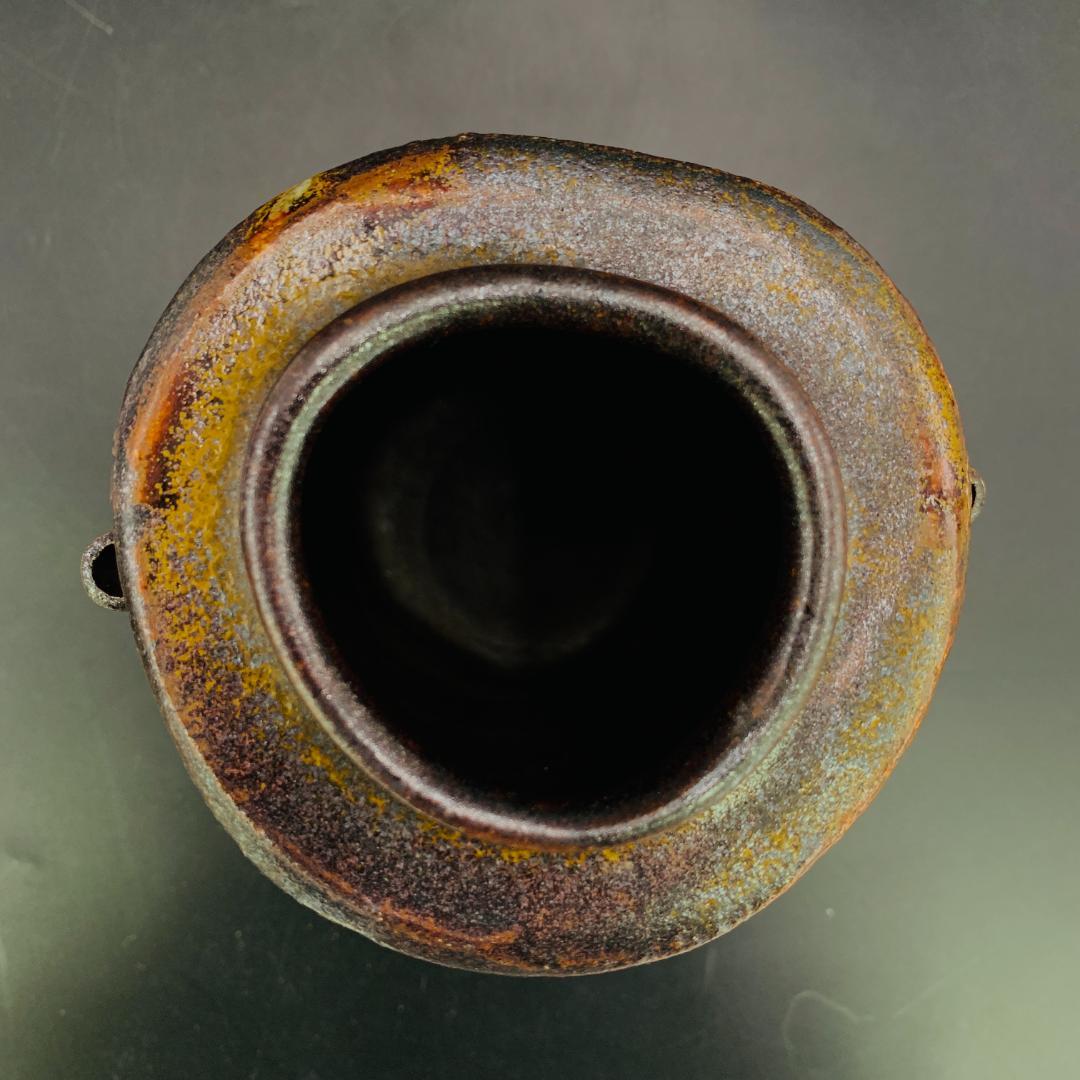 美品 加藤春鼎 作 瀬戸焼 花入 共箱 栞付 - メルカリ