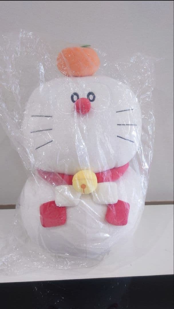 新品　郵便局限定　鏡餅ドラえもん　もちもちぬいぐるみ　単品　約43cm　正月
