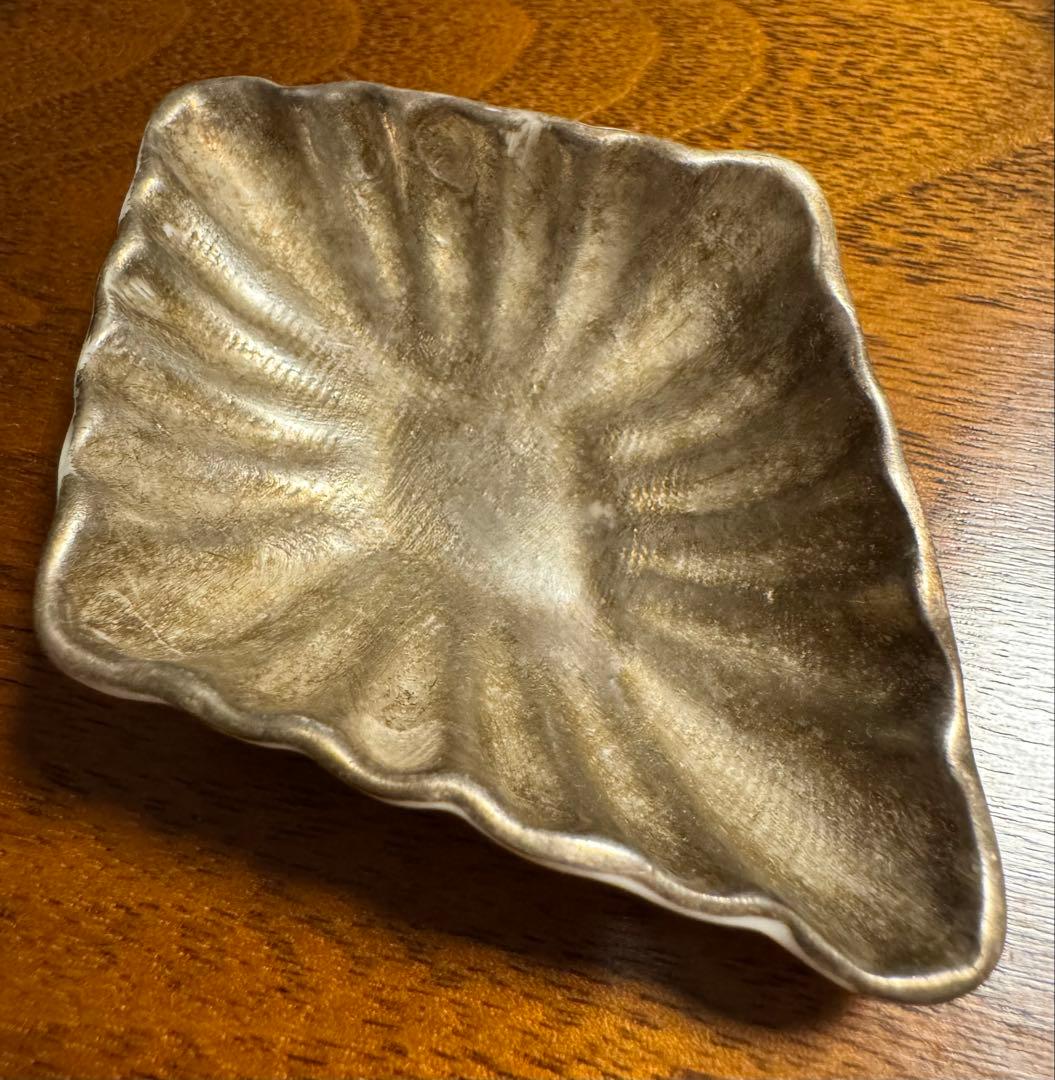 匿名配送】松本美弥子さん器☆銀彩☆2個セット 匿名配送】松本