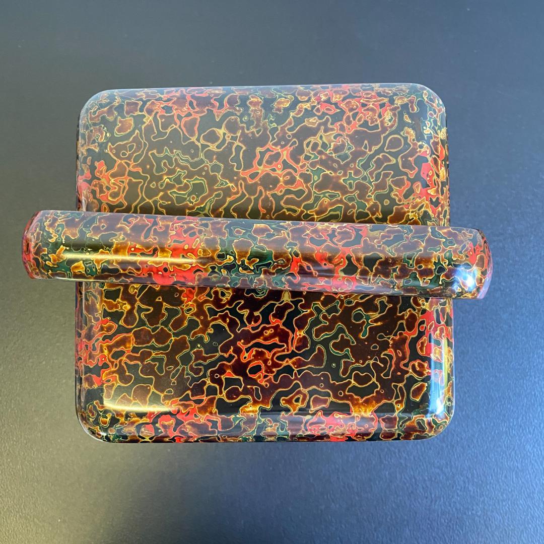 津軽塗 漆器 重箱 5.5手提げ四段 漆塗 天然木 外箱 未使用品