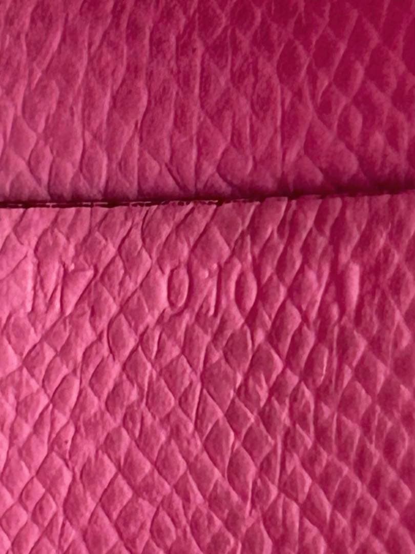 ✨新品未使用・箱付き✨　HERMES ケース　バスティア　エプソン　ピンク