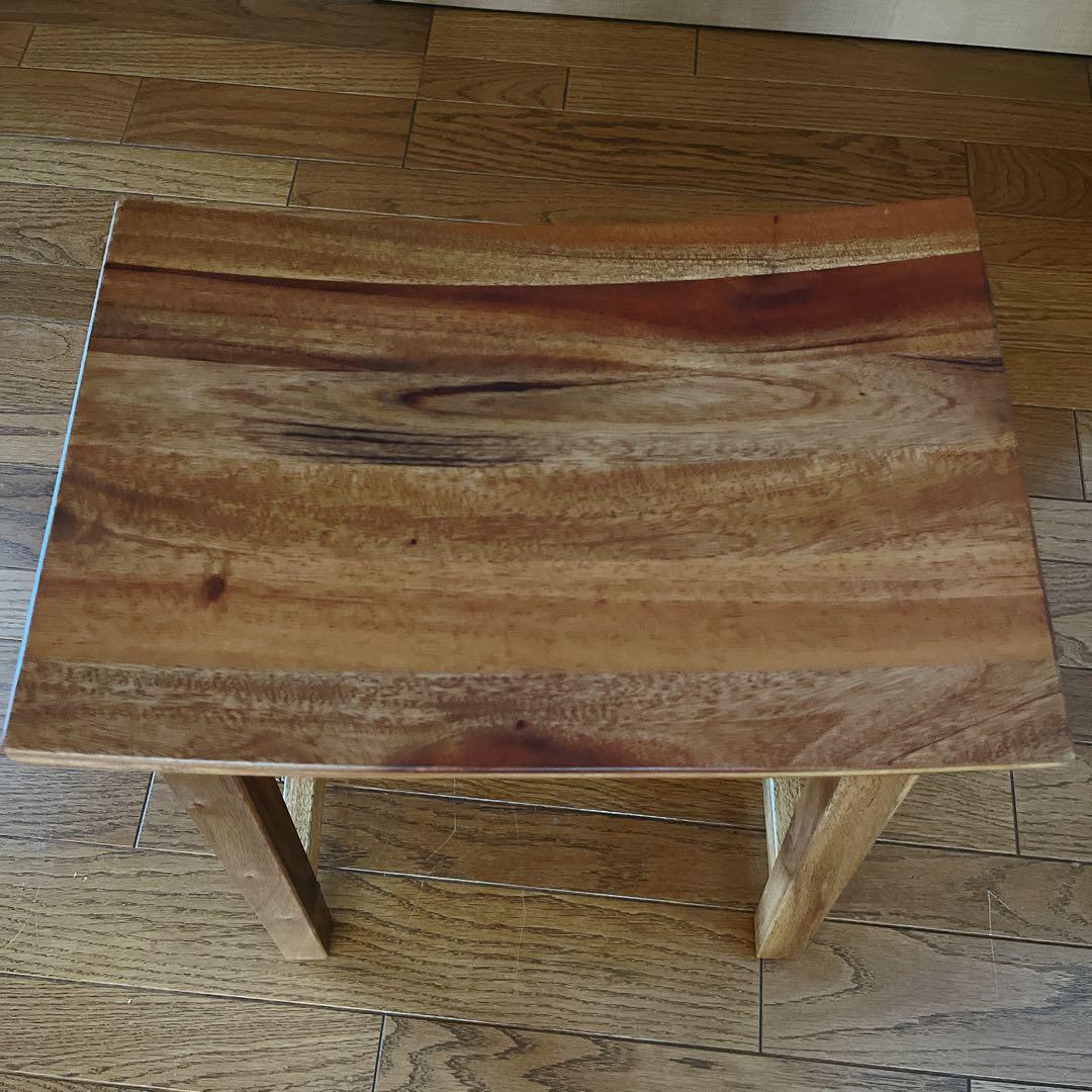 プロフ必ずご覧下さい！のりこ様リクエスト品】マホガニー スツール ナチュラル