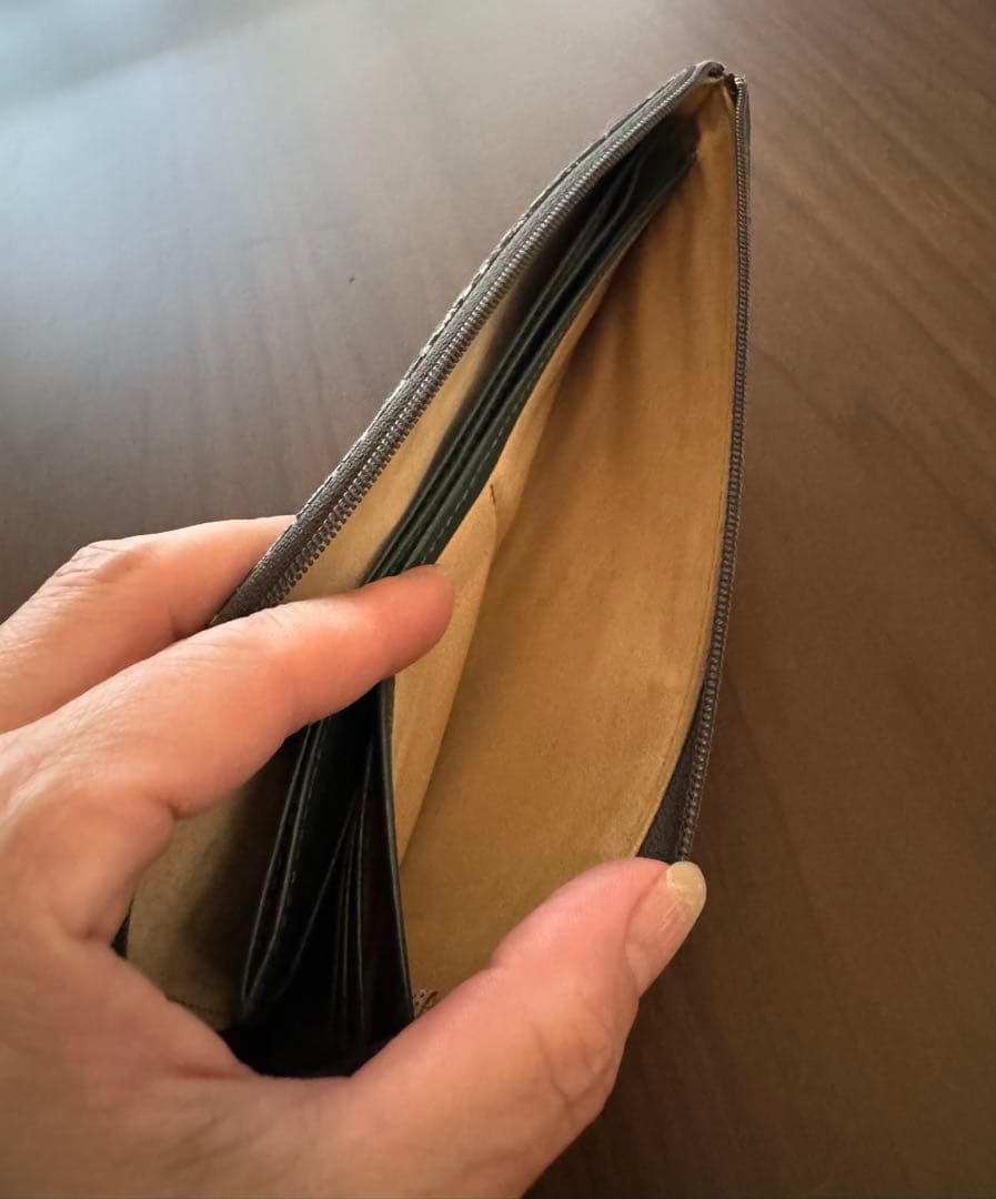 ATAO アタオ パイソン“HAKU“(箔)長財布 L字 ラウンドファスナー