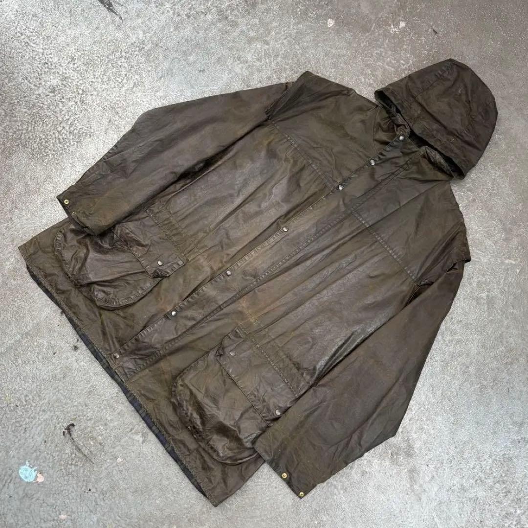 90s Barbour durham ダラム　オイルドハンティングジャケット