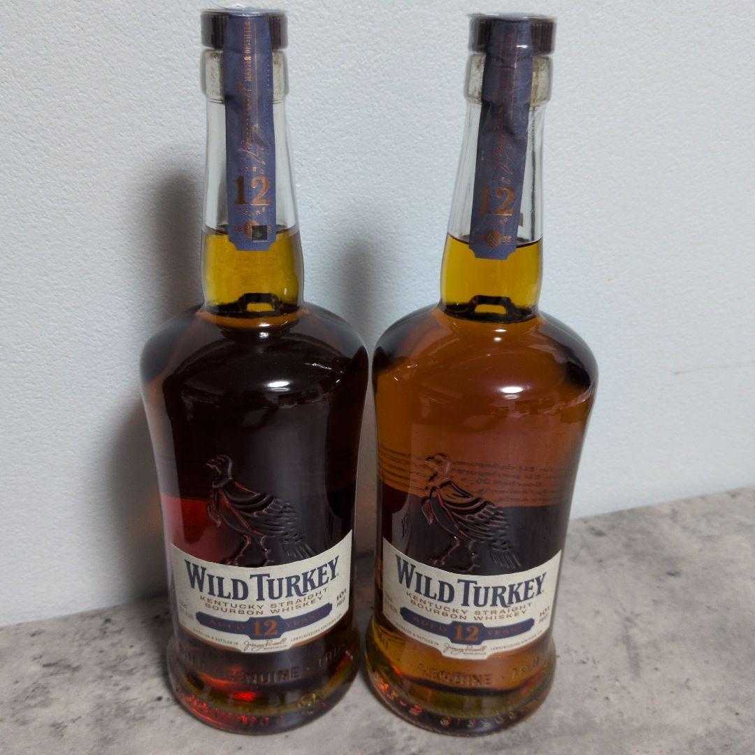 【終売品 未開栓】ワイルドターキー 12年 WILD TURKEY　2本セット 終売品 未開栓】ワイルドターキー 12年 WILD TURKEY 2本セット 終売品