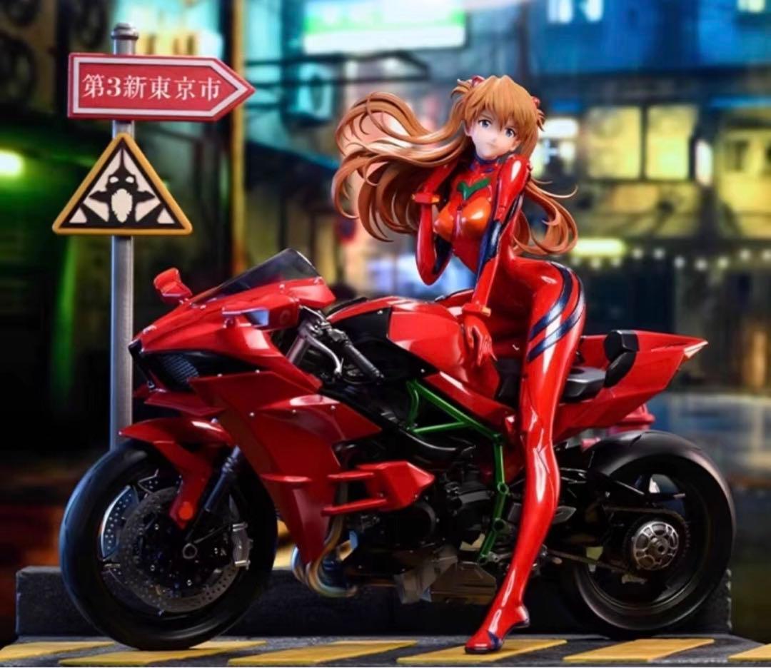 新世紀エヴァンゲリオン　明日香　バイク　ガレージキット　フィギュア未開封 新世紀エヴァンゲリオン 式波 アスカバイク ガレージキット フィギュア