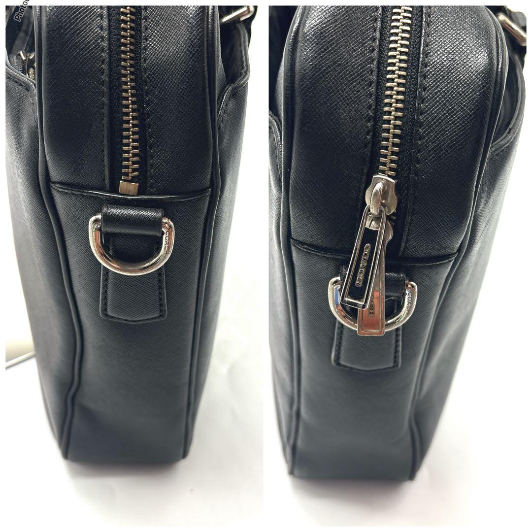 【大幅値下げ‼️】COACH 2way ブラック ビジネスバッグ レザー