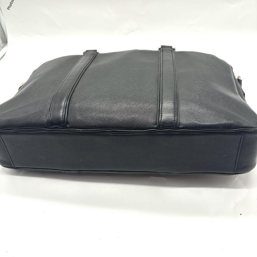 【大幅値下げ‼️】COACH 2way ブラック ビジネスバッグ レザー