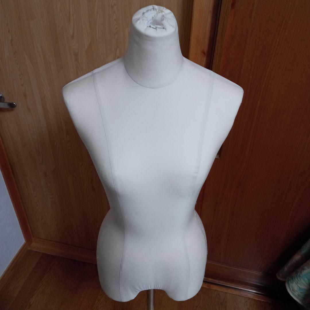 ホワイト マネキン 布製 金属スタンド➄