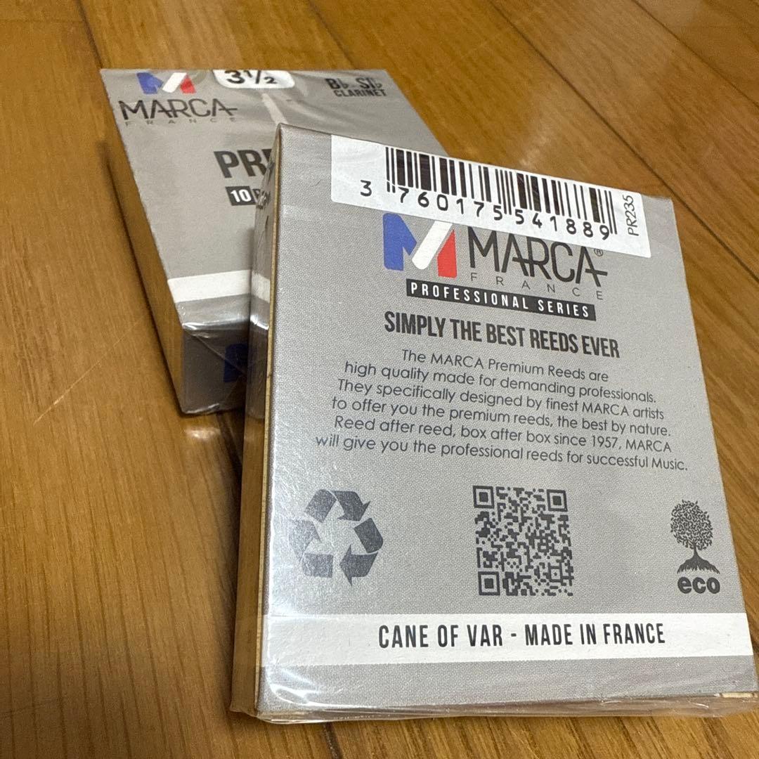 MARCA Premium 3 1/2 クラリネットリード 10本入り