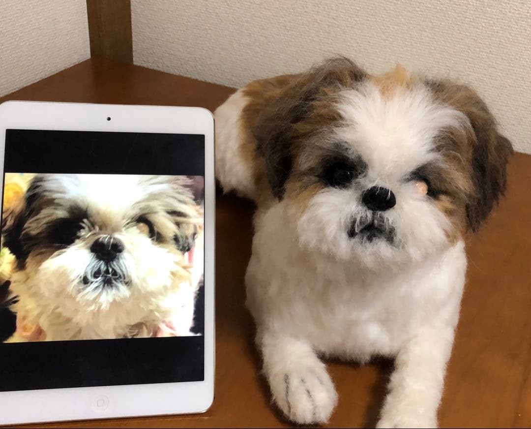 わたわたペット わんこ限定 分身の術 中サイズ (20センチ程)羊毛フ