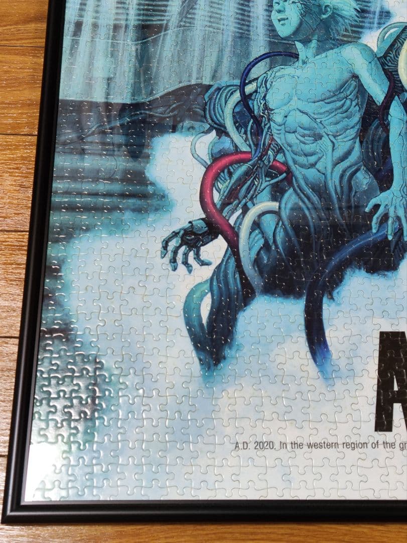 大友克洋 AKIRA パズル 完成品 額縁付き