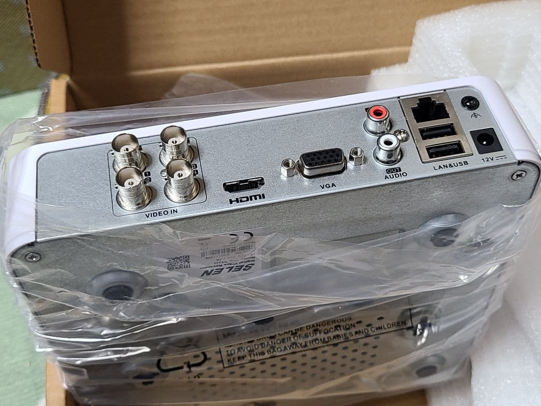 SELEN SHT-N381 防犯カメラ DVR-AT31F ハードディスク