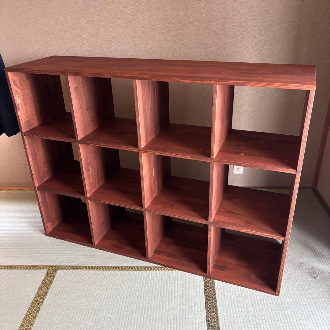 ハンドメイド 格子型 本棚 オーダー受け付けます ハンドメイド 格子型