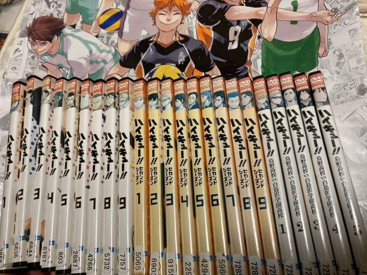 ハイキュー DVD 1.2.3期 全巻セット C9984716 オリジナル