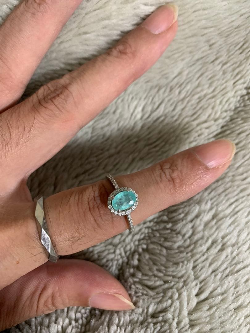 pt９００パライバトルマリンリング