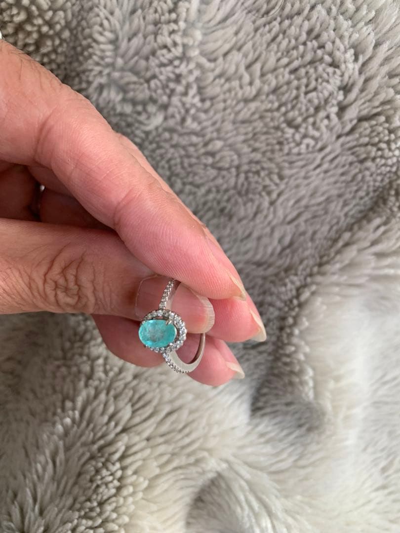 pt９００パライバトルマリンリング