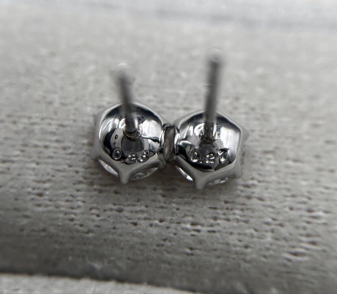 JA168☆高級 ダイヤモンド0.55ct プラチナ ピアス - メルカリ
