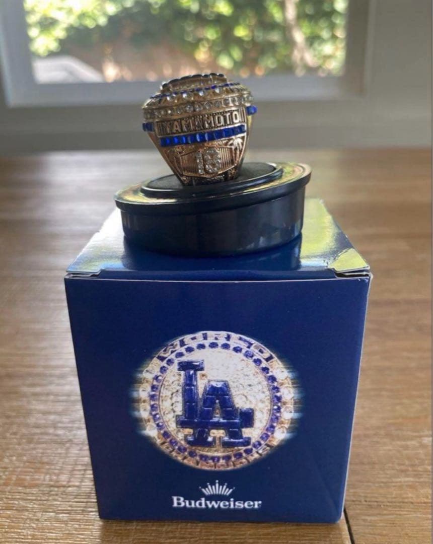 山本由伸 リング ワールドチャンピオン ドジャース 来場者限定 8000個 新品