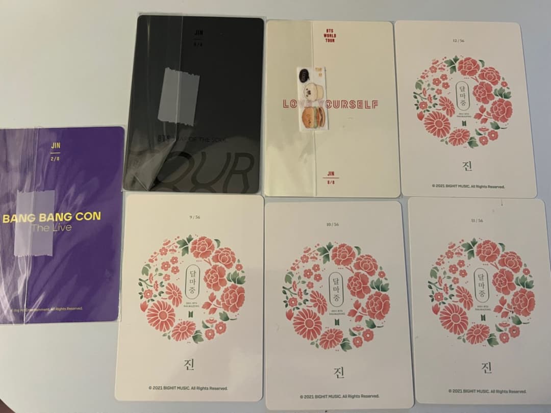 BTS ジンくん ミニフォト PERMISSION TO DANCE ON STAGE - SEOUL] MINI