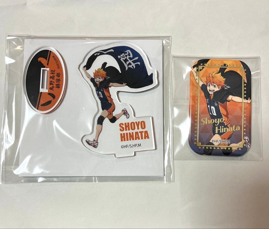 ハイキュー セブンネット 横断幕 アクリルスタンド スクエア缶バッジ