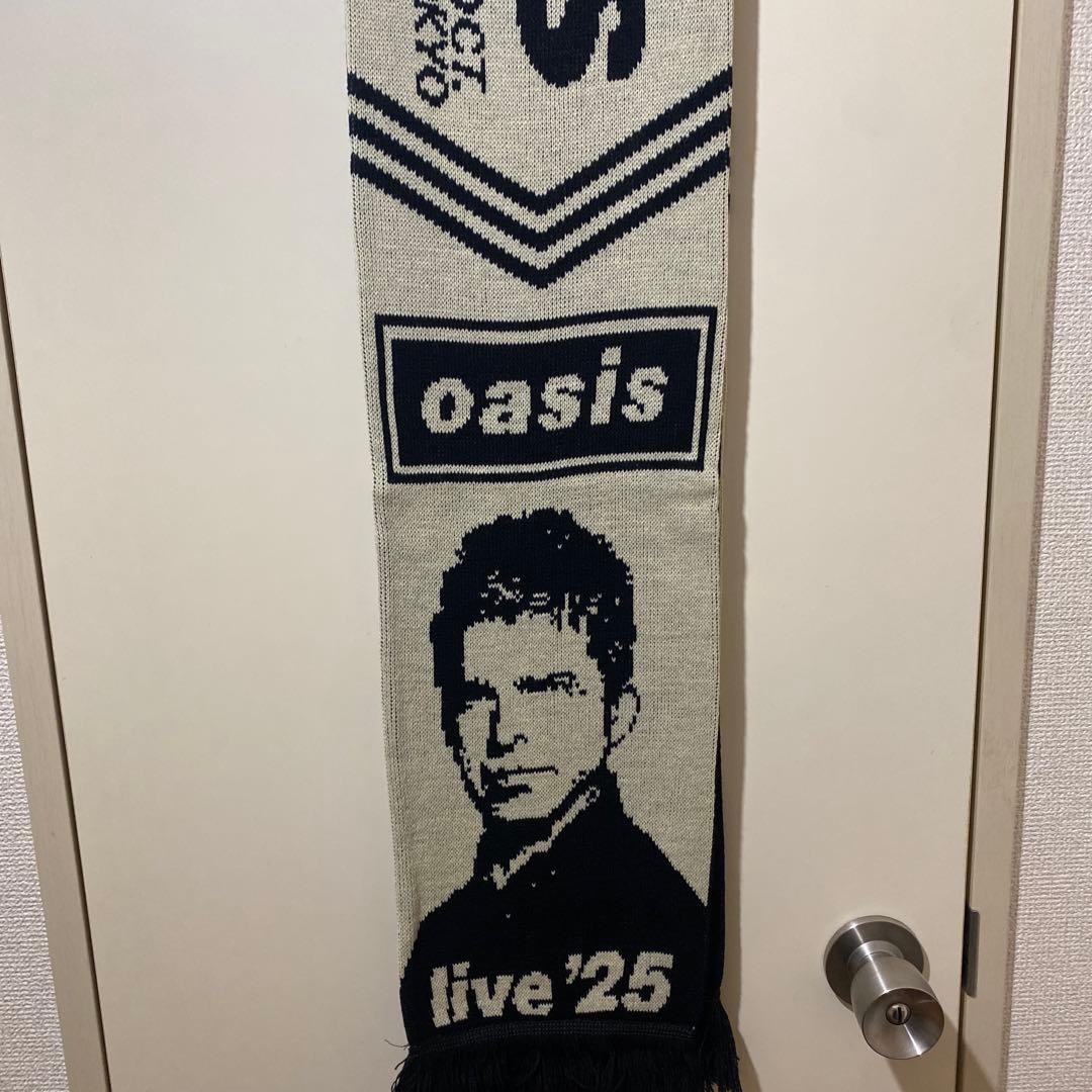 試着のみ＊10/25発送】OASIS 東京限定 フットボールスカーフ - メルカリ