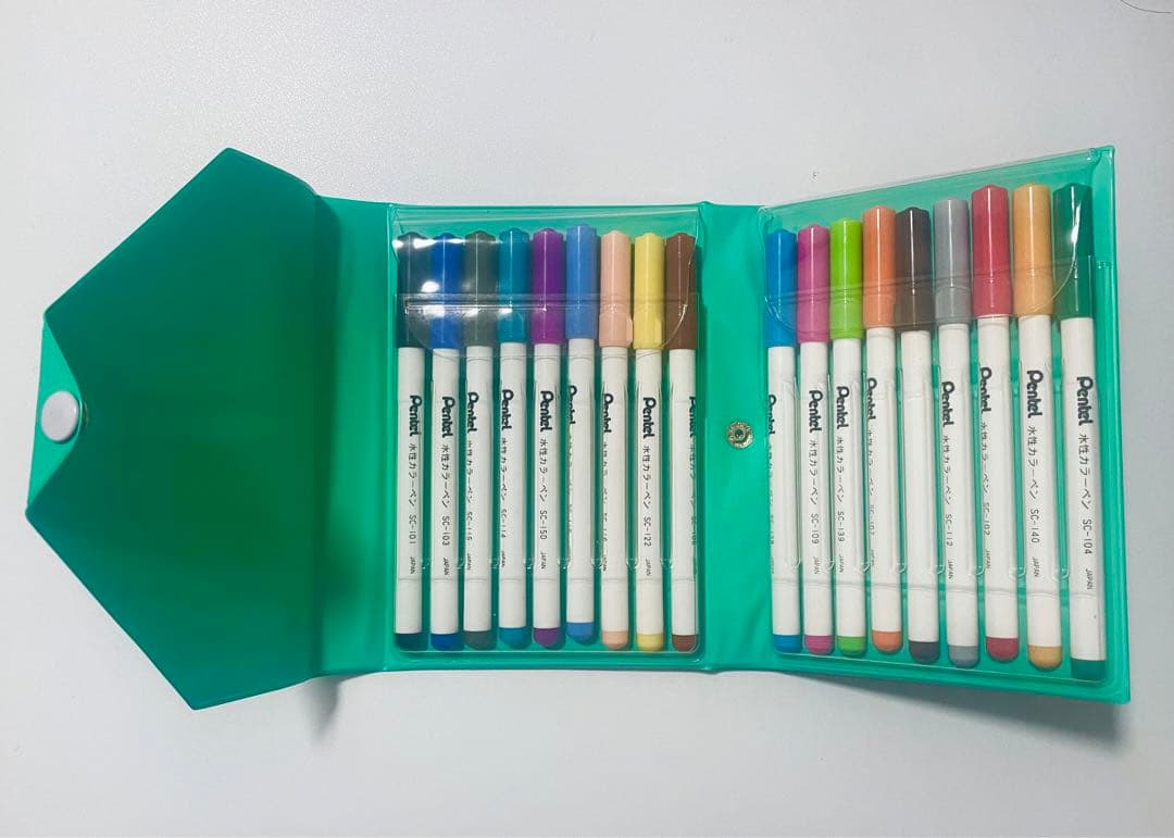 【ペン回し】水性カラーペン 18色セット ペン回し】水性カラーペン 18色セット