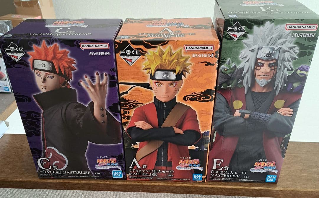 一番くじ　ナルト　A賞　ナルト　C賞 ペイン　 E賞 自来也　セット NARUTO 一番くじ ナルト 自来也 A賞 E賞 セット - メルカリ